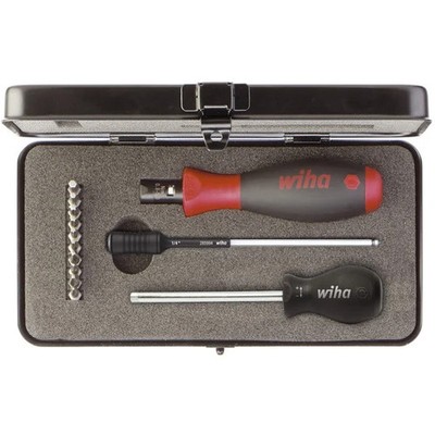 Wiha 26893, Torque Screwdriver Set Torquevario -S Mixed 13-Piece