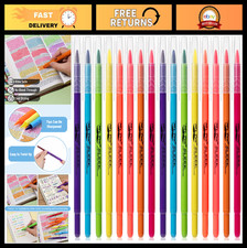 No Bleed Gel Highlighters for Bible Study, Assorted Colors, Pack of 16