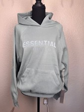 Image of fear of gods essentials hoodie raglan "Waffle" sycamore xxs