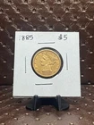 1885 $5 Liberty Head Gold Half Eagle (.2419 Troy Oz) Nice Coin