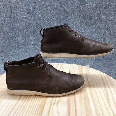 UGG Boots Mens 12 Freamon Waterproof Chukka Brown Lace Up Round Toe Ankle Top