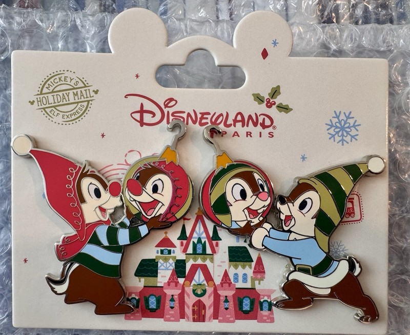 DLP Chip &Dale - Reflections in Tree Ornaments  Christmas 2024 DISNEY PIN PARIS
