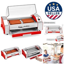 Family-Friendly Electric Hot Dog Roller - Continuous Non-Stick Grilling Machine