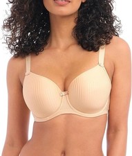 Freya Women's 32I Underwire T-Shirt Bra Molded Full Coverage Nude AA1050NUE NWOT