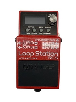 BOSS RC-5 Loop Station Compact Guitar Looper Effects Pedal 32-bit Red Japan F/S