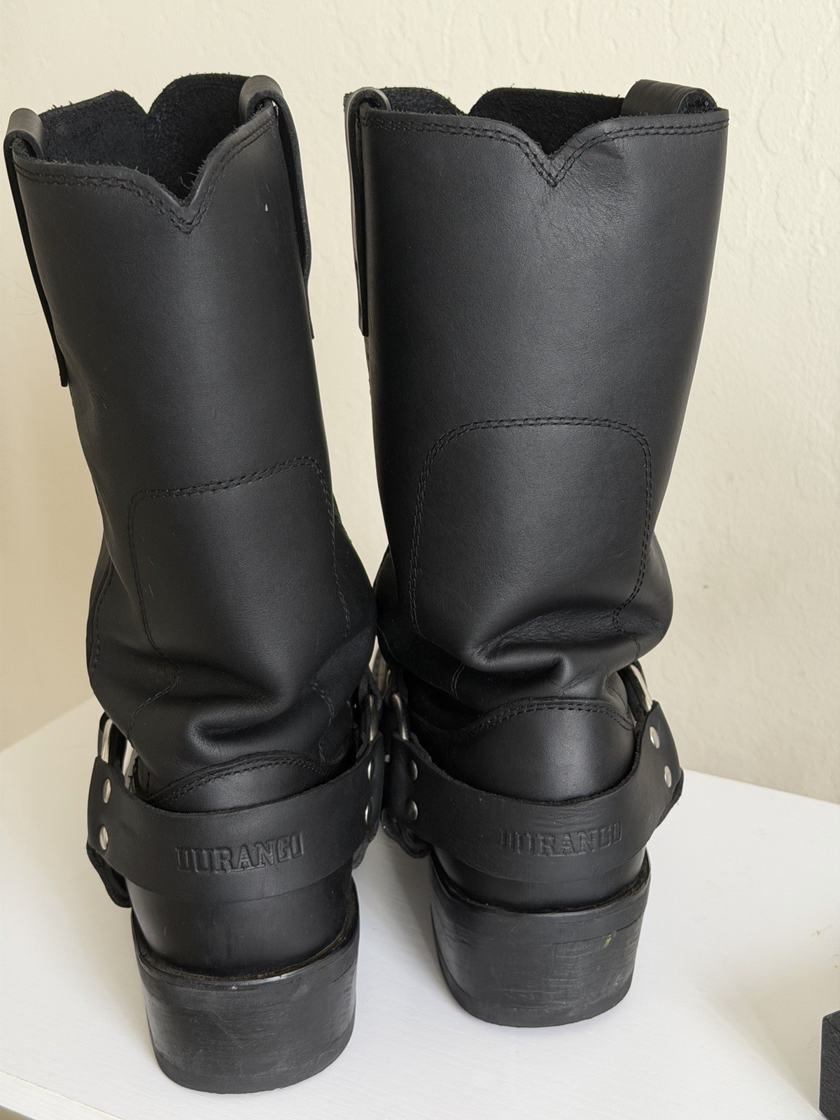 DURANGO Black Square Toe Engineering Harness Boot… - image 6