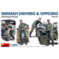 German Drivers & Officers Kit 1:35 Miniart Kit Figure Militari -D- Neues Modell