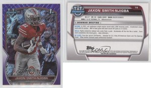 2022 Bowman U Chrome Purple Shimmer Refractor Jaxon Smith-Njigba #78