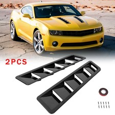 2pcs Car Hood Vent Scoop Louver Scoop Cover Air Flow Intake For Chevrolet Camaro