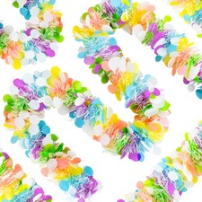 50FT Easter Tinsel Garland, Colorful Egg Tinsel Garland with Confetti, Twist ...