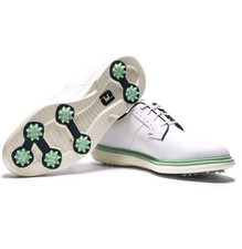 Footjoy Traditions Mens Golf Shoe 57973 Wht/Navy/Teal US 8