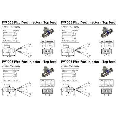 4x MAGNETI MARELLI EINSPRITZVENTIL passend für CITROËN SAXO FIAT BARCHETTA 1.8