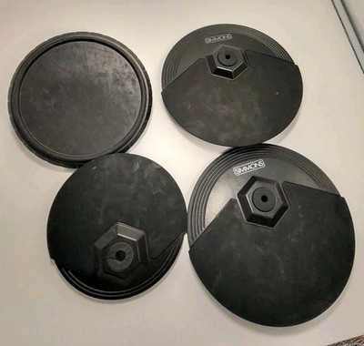 Pair Of Simmons SD600/S200/S500 Electronic Drum Pads and Cymbals 