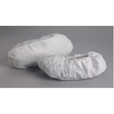 Alpha Pro Tech Sh-E1312-Bh Disposable Shoe Covers, Vinyl, White, Slip Resistant