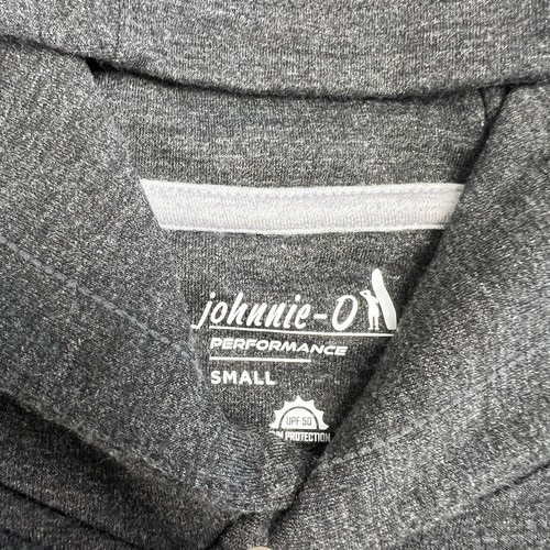 Sudadera con Capucha Johnnie-O Remmy Rendimiento Ligera Negra Brezo Pequeña Nueva Sin Etiquetas - Imagen 6 de 8