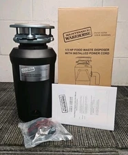 Maintenance Warehouse 113744 1/3HP Food Waste Disposer with Installed Power Cord