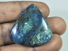 35X35X06 MM Natural Shattuckite Pear Cabochon Loose Designer Gemstone 76Cts. b51
