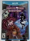Monster High New Ghoul in School Wii U 2015 Complete Tested