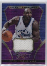 2013-14 Panini Select Swatches Purple Prizm 45/99 Karl Malone #53 HOF 1u6