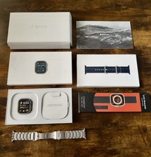 Apple Watch Ultra 2 49mm Titanium Case GPS+Cellular 91% battery health/ BUNDLE