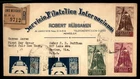 Mayfairstamps Mexico 1940s Registere World's Fair to Racine WI First Day Cover a
