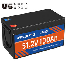 5120Wh 48V 100AH Server Rack LiFePO4 Lithium Battery Solar RV