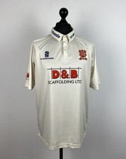 Vintage Essex Eagles County Cricket Club England shirt jersey Surridge Size L