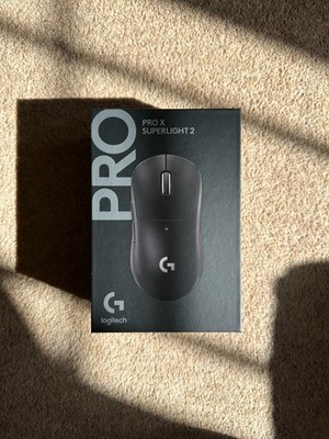 Logitech G PRO X Superlight 2 Kabellose Gaming-Maus Schwarz - FPS Leicht 60g