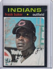 1971 Topps Baseball #689 Frank Baker - Cleveland Indians