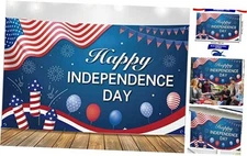 KatchOn, XtraLarge Happy Independence Day Banner - 72x44 Inch | 4th of July 