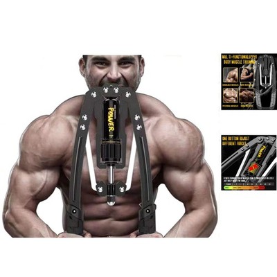 Ergonomic Adjustable Power Twister - 22-440lbs Arm, Chest, and Shoulder Trainer