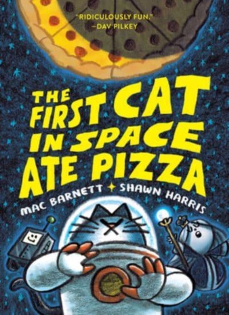 The First Cat in Space Ate Pizza. Barnett, Harris 9780063084094 Free Shipping** - Image 3