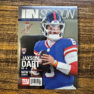 2025 Topps Signature Class Jaxson Dart Chrome In Session #IS-15 NY Giants RC