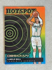 🔥LaMelo Ball 2024-25 Obsidian Hotspot Hot Springs Flood #'d 1/15 JERSEY MATCH!!