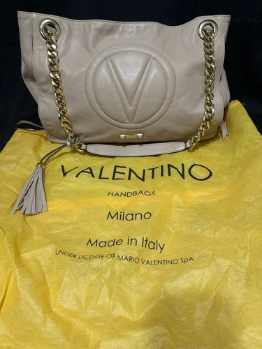 Borsa a tracolla donna Valentino in pelle rosa