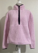 No Boundaries - Womens Long Sleeve Half Zip Plush Sweater - Size XXL - EUC