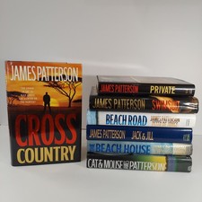 Lot Of 7- James Patterson HC Thriller Books: Jack & Jill, Cross Country & More