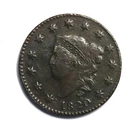 Photo of a 1820-P Large Cent from an eBay listing that sold on Jul 16, 2026