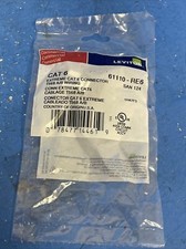 Leviton 61110RE6 eXtreme Cat 6 QuickPort Jack - Black