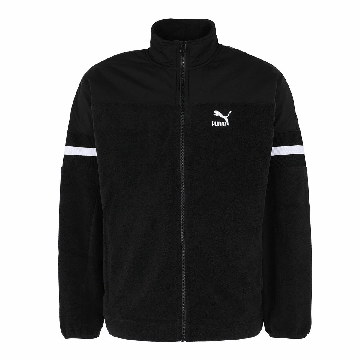 Puma men's fleece track jacket sale