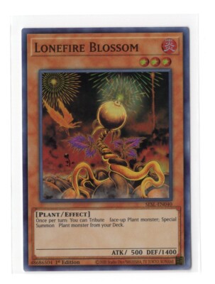 Yu-Gi-Oh! Lonefire Blossom – Super Rare, 1. Edition Aus Secret Slayers