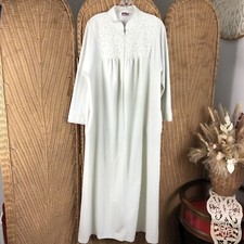vintage Vanity Fair large nightgown ivory with green tint