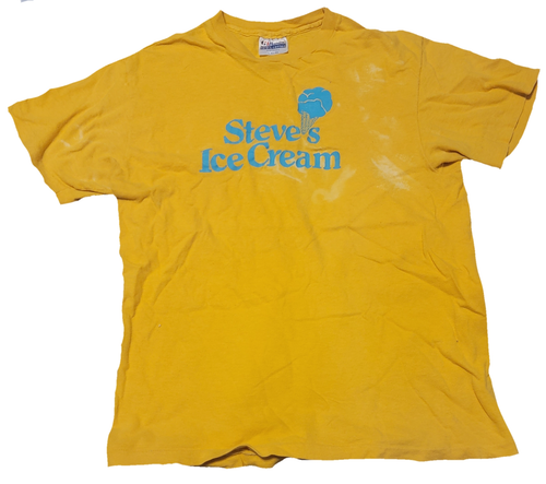 Vintage Steve's Ice Cream T-Shirt Large 