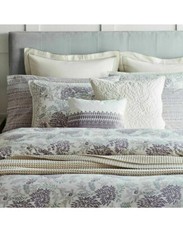 NIP Ralph Lauren Alessandra Ardsley Cream Multi King Duvet Cover  Shams 5pc