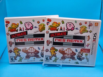 Ultimate NES Remix (Nintendo 3DS, 2014). First Print. Factory