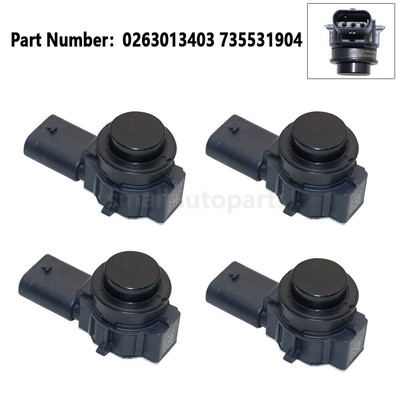 4pcs PDC Parking Sensor  0263013403 735531904 Assist Reverse Aid Backup For Fiat
