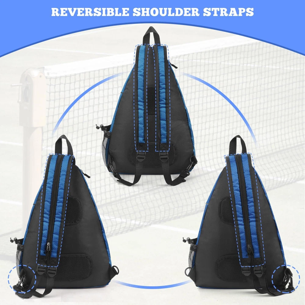 Pickleball Bag For Men Women Pickleball Backpack Crossbody Sling Bag Pickleball Bag For Men Women Pickleball Backpack Crossbody Sling Bag