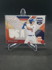 Patrick Bailey 2020 Elite Extra Edition Orange Parallel /199 USA Material