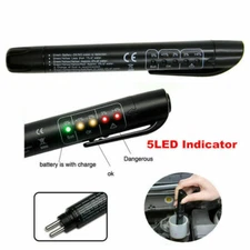 Brake Fluid Tester Pen LED Auto Oil Moisture Diagnostic Tool For DOT3 DOT4