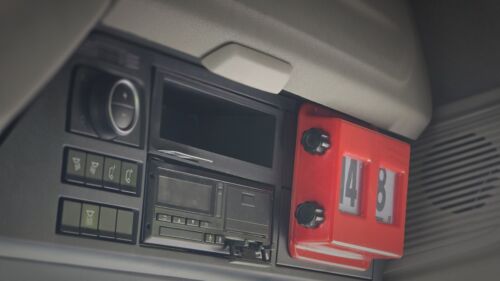 New Generation DAF XF and DAF XG - Additional Shelf And Fuel Card Holder. - Picture 2 of 3